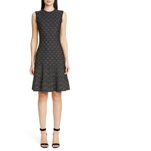St. John Collection Knit Fit & Flare Dress NWT